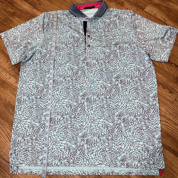 Greyson Den Of Thieves Polo Golf Shirt Size XL Daniel Island Club Logo Skytone - Picture 5 of 10